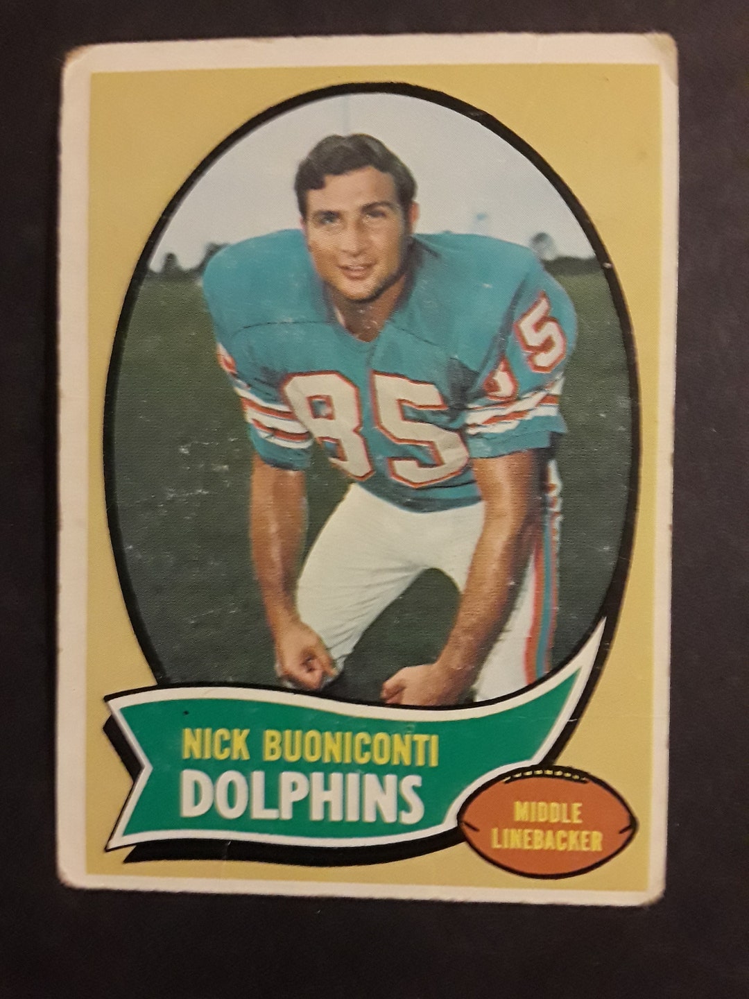 1970's Vintage Football Cards Etsy