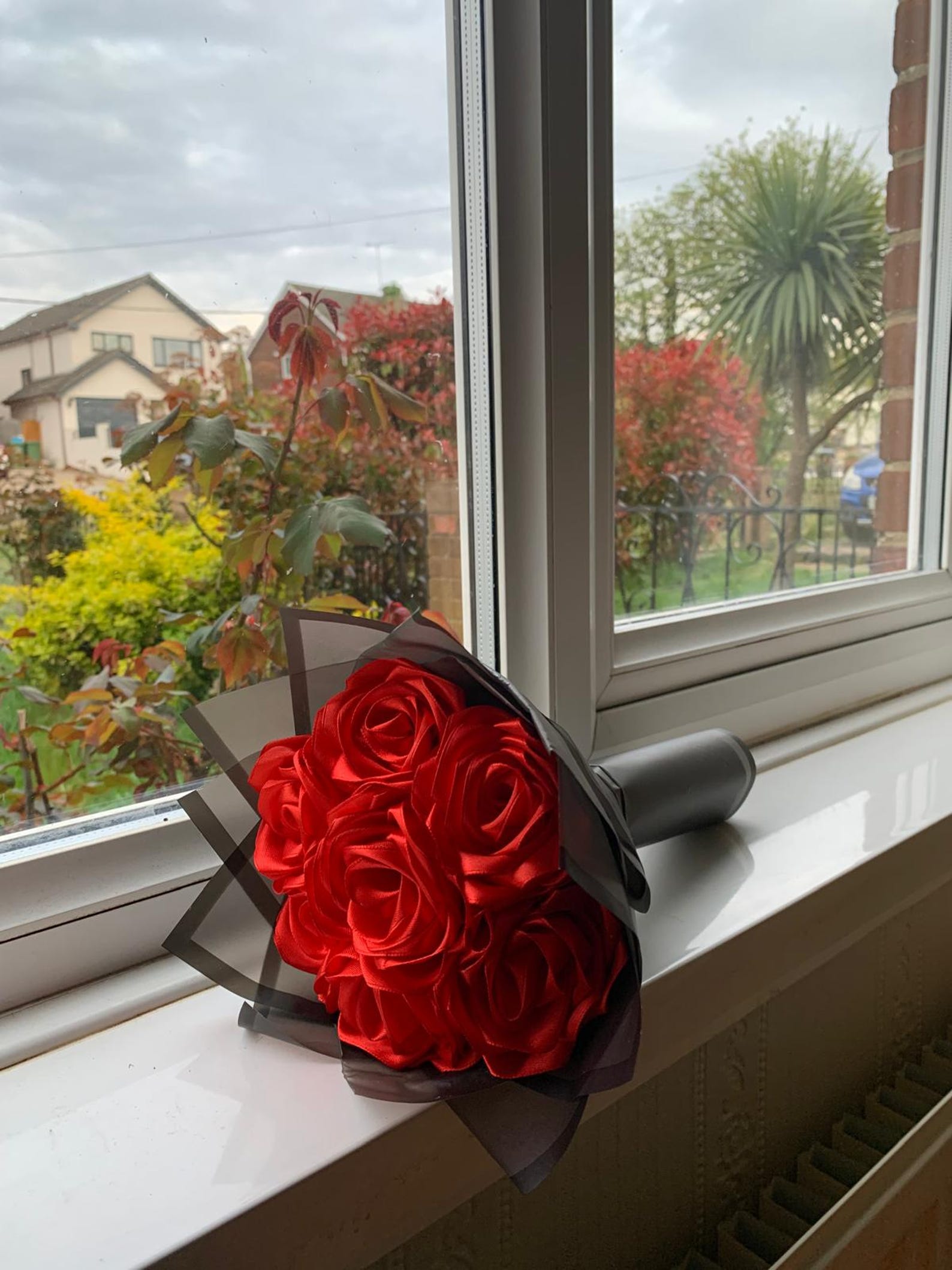Red Rose Bouquet.rose Bouquet.handmade Rose,romantic Gift for Her ...