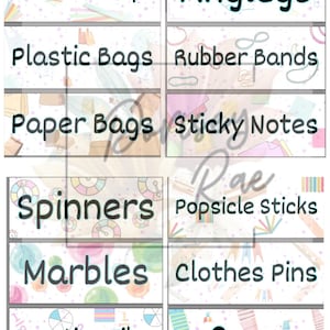 Printable Classroom Labels | Colorful Supply & Organization Tags | Back to School Decor | Teacher Resource