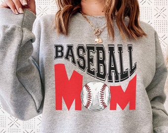 Retro Baseball Sweatshirt, Baseball Mom Sweatshirt, Baseball Mom Hoodie, Little League Mama, Baseball Mama Shirt, Baseball Lover, Ga