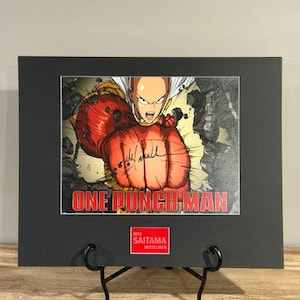 Max Mittelman Signed One Punch Man 11x14 Photo