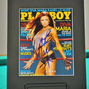 Maria Kanellis Signed 8x10 Playboy Cover Photo - Etsy