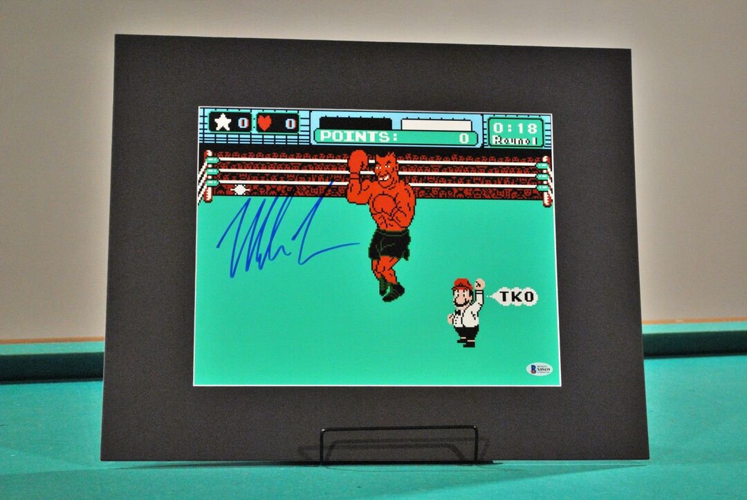 Photo Dédicacée Mike Tyson 11x14 Avec Hologramme Beckett - Collector Boxe