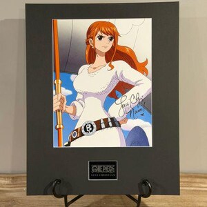 Luci Christian Signed One Piece Nami 11x14 Photo