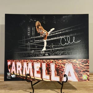 Carmella Signed WWE 16x20 Photo