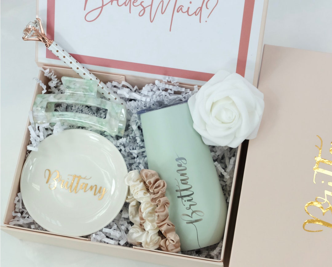 Bridesmaid Proposal Personalized Gift Will You Be My Bridesmaid Box