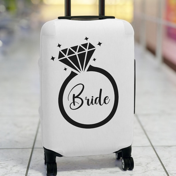 Luggage Protector for Bride Suitcase Cover for Travel Honeymoon Luggage Covers Suitcase Covers for Luggage Set Wedding Gifts for the Bride