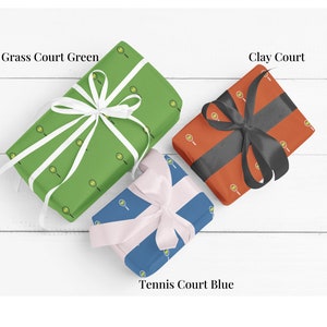 Tennis Racket Gift Wrap Tennis Wrapping Paper for Birthday Gift Paper for Tennis Lover Wrapping Paper for Tennis Captain image 6