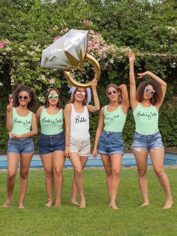 bride shorts and tank top