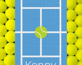 Tennishanddoek op maat: gepersonaliseerd cadeau voor teamspeler