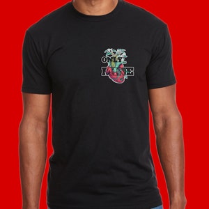 Self Love Black T-Shirt Only Mine title Unisex T-Shirt Human Heart Design Printed | Anatomical heart TShirt Short Sleeve Casual Graphic