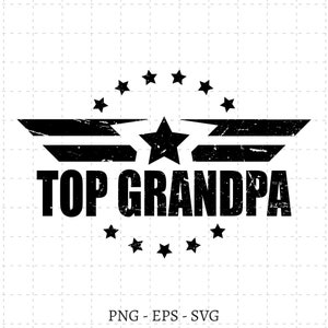 Papá Svg, Abuelo Svg, Archivo Digital Para Cricut, Descarga Instantánea