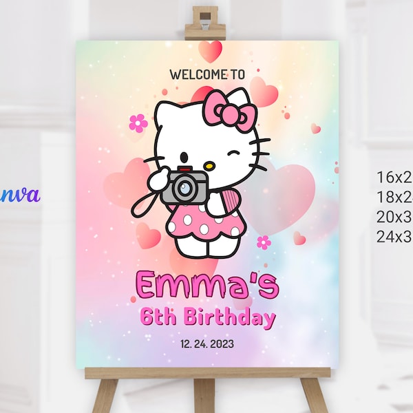 Bday Poster For Kid Etsy