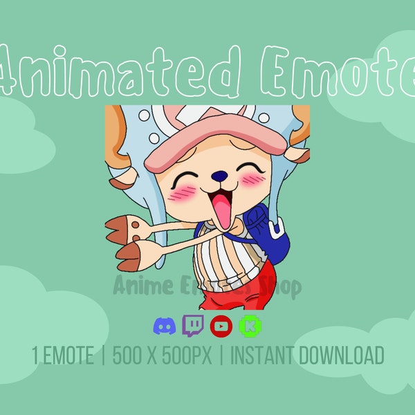 One Piece Animated Emote Etsy UK