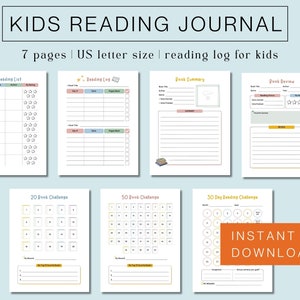 Kinder Lesebuch | Leseliste | Lesebuch | Buchzusammenfassung | Buchbesprechung | Buch Tracker für Kinder | Homeschool-Leseliste