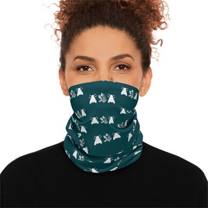 Fly-Eagle-Fly Emoji Winter Neck Gaiter With Drawstring
