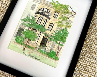 Home Watercolor Illustration