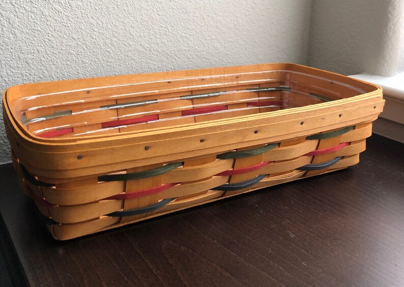 Longaberger 1999 Bread Basket With Bakers Bounty Tie On Etsy