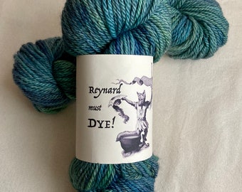 Ocean ARAN Hand Dyed BFL SW 100g