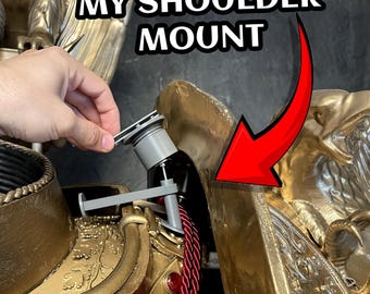 Cosplay Shoulder Mount STL – 3D Printable Support Bracket for Large Armor Builds & Props
