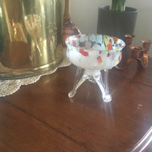 Candy holder Marano hand blown glass
