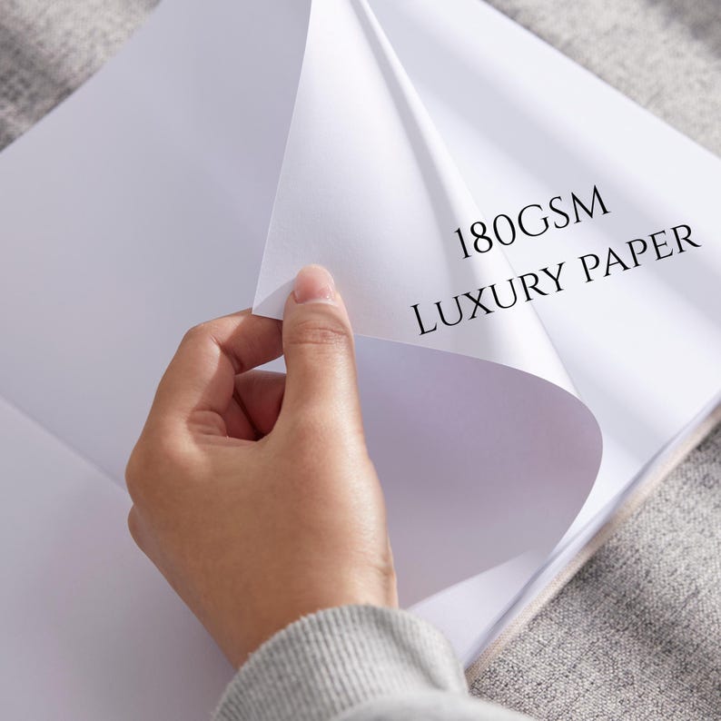Customized Linen Cover Journal Book – Luxury 180GSM paper, 8.2 x 8.2 Inches, 80 Pages image 6