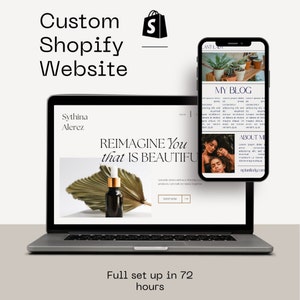Custom Shopify Website Design Website For Blogs Website for Weddings Website for Online Store Website For Portfolio