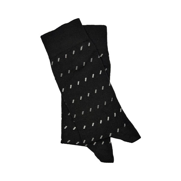 SCHWARZE GEMUSTERTE SOCKEN | Lustige bunte Socken für Frauen und Männer, Geschenkidee, Unisex-Socken, klasse Socken