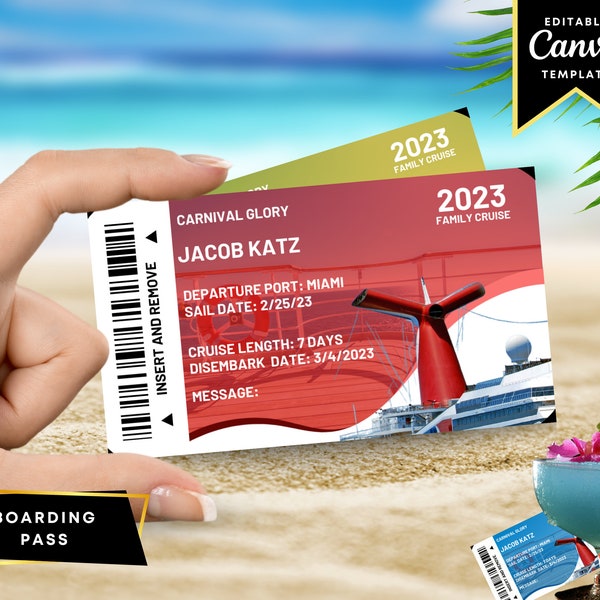 Carnival Cruise Sign and Sail Card Template Etsy Carnival Cruise Sign and Sail Card Template Etsy