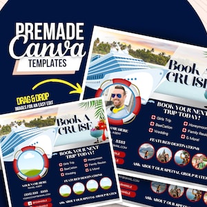 Travel Flyer | Cruise Flyer | Travel Cruise Nautical Flyer | Travel Flyer Template | Travel Agent Template | Vacation Flyer | Travel Agent