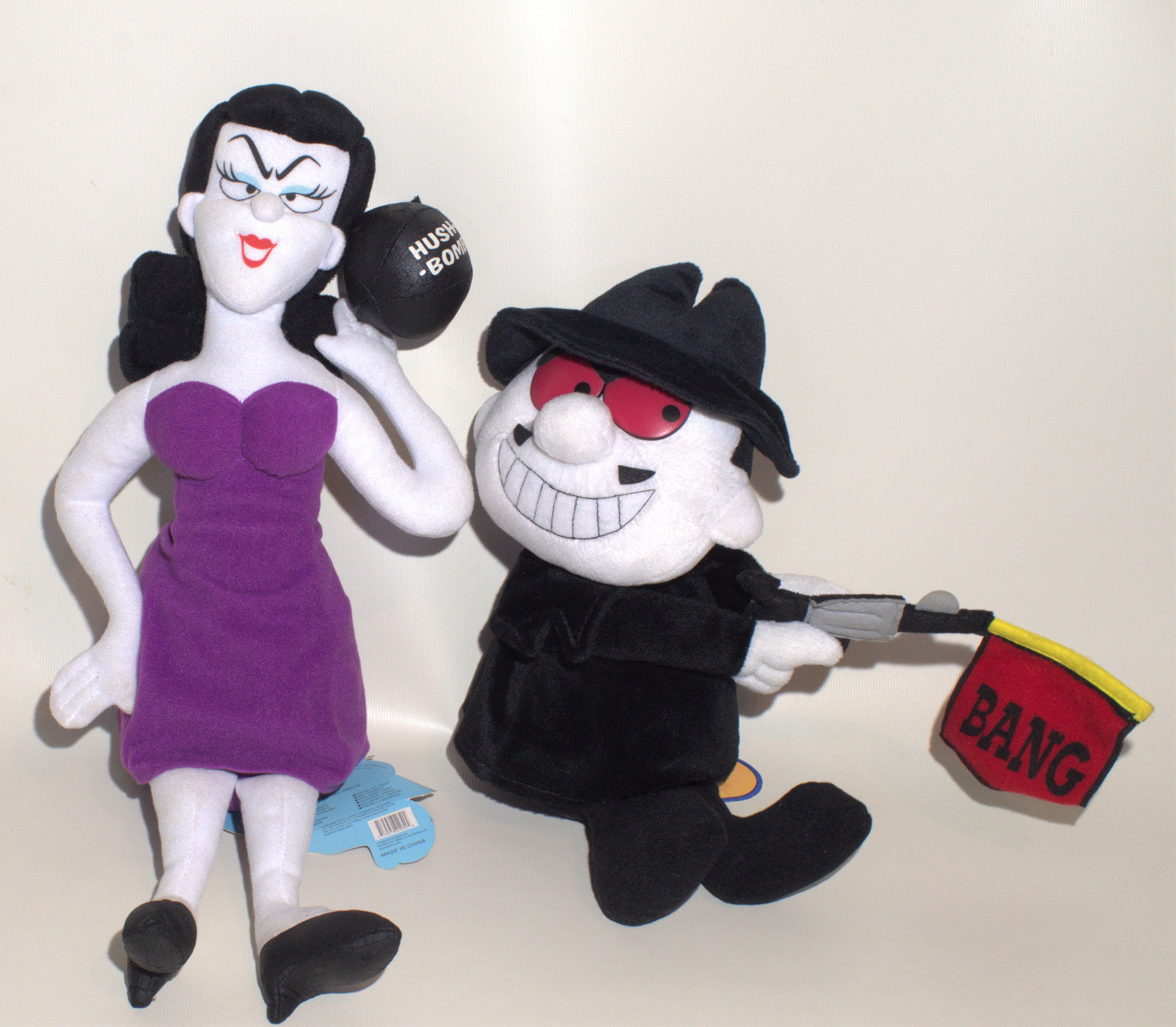Rare Rocky and Bullwinkle Large Plush Boris and Natasha - Etsy