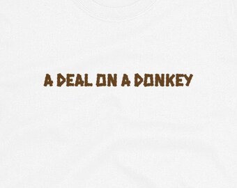 Fake Band T-Shirt: A Deal On A Donkey