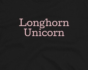 Fake Band T-Shirt: Longhorn Unicorn