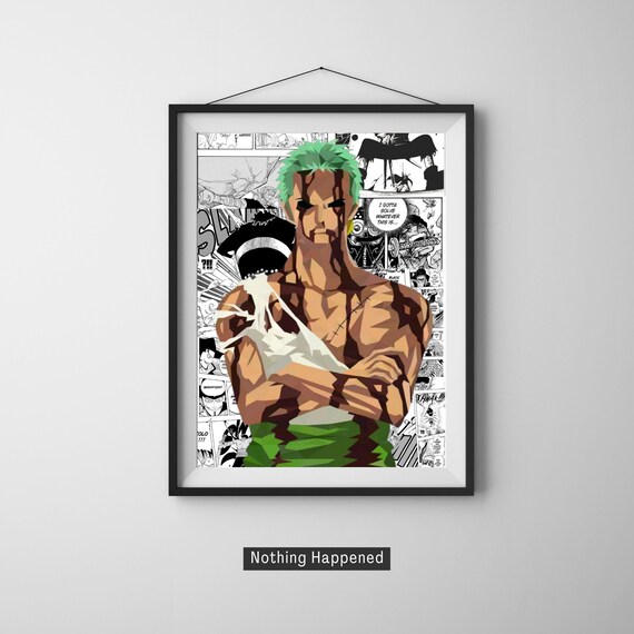 Zoro One Piece Anime Poster