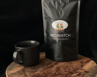 Mid-Watch Fresh Roasted 12 oz Bag of Gourmet Coffee