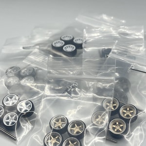1/64 Wheels 9.5mm / 1 random set / diecast customs / 1.64 wheels