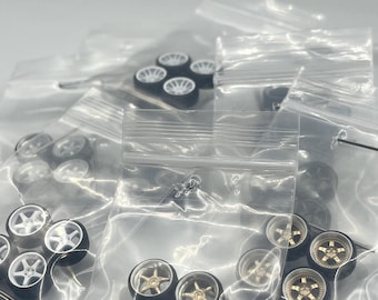 1/64 Wheels 9.5mm / 1 random set / diecast customs / 1.64 wheels