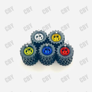14mm Mud tires / 1/64 wheels / Colored Chrome/ Electroplated Chrome 1/64 scale rubber tires / Diecast Customs