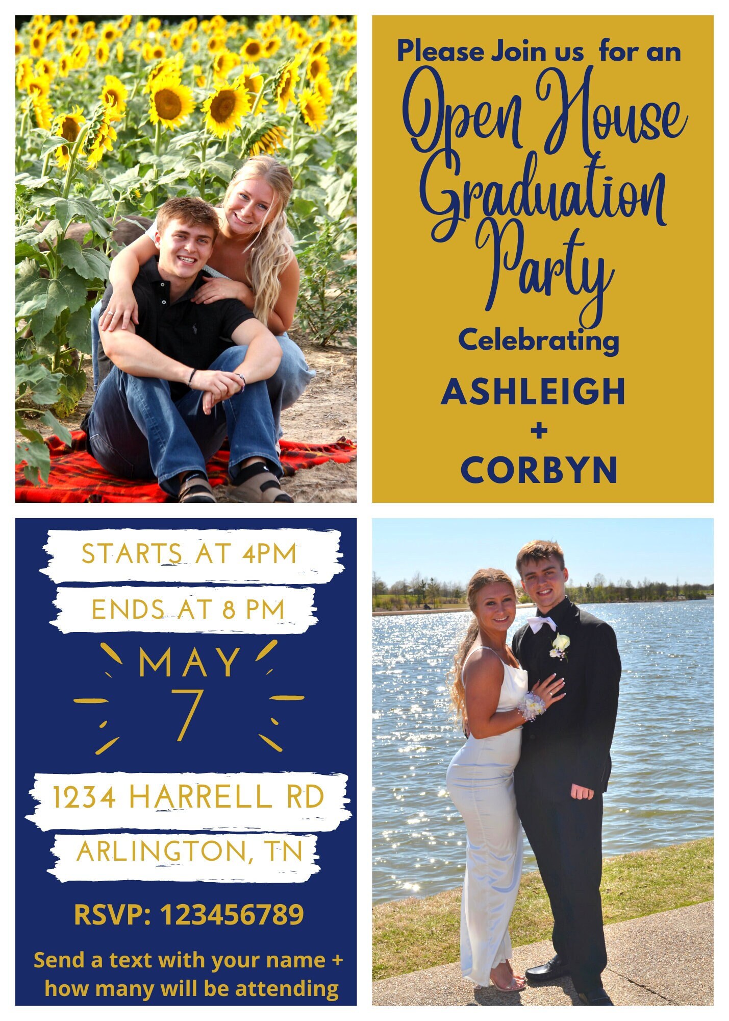 Custom Graduation Invitations Etsy
