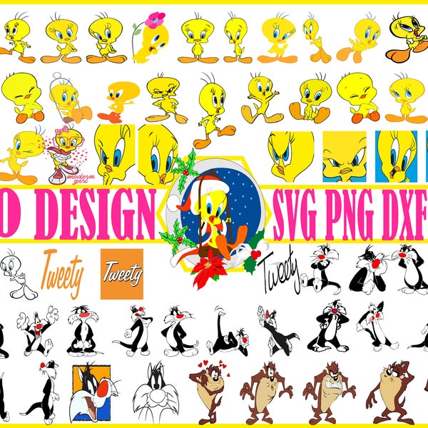 Cartoon ClipArt, Image files, SVG shirts, Bird Svg Bundle, Layered SVG, Cartoon Svg Bundle, Cartoon Characters Svg, Svg Forr Mug, Cat Svg