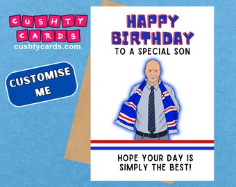 Rangers Birthday Card - Personalised | Philippe Clement