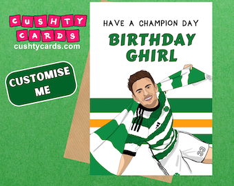 Celtic Birthday Card - Personalised | Matt O'Riley