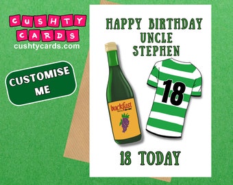 Celtic Birthday Card - Personalised | Buckfast