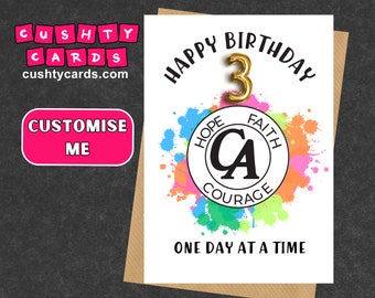 CA Recovery Card - Personalised | Cocaine Anonymous