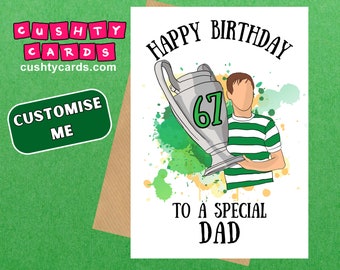Celtic Birthday Card - Personalised | Lisbon Lions