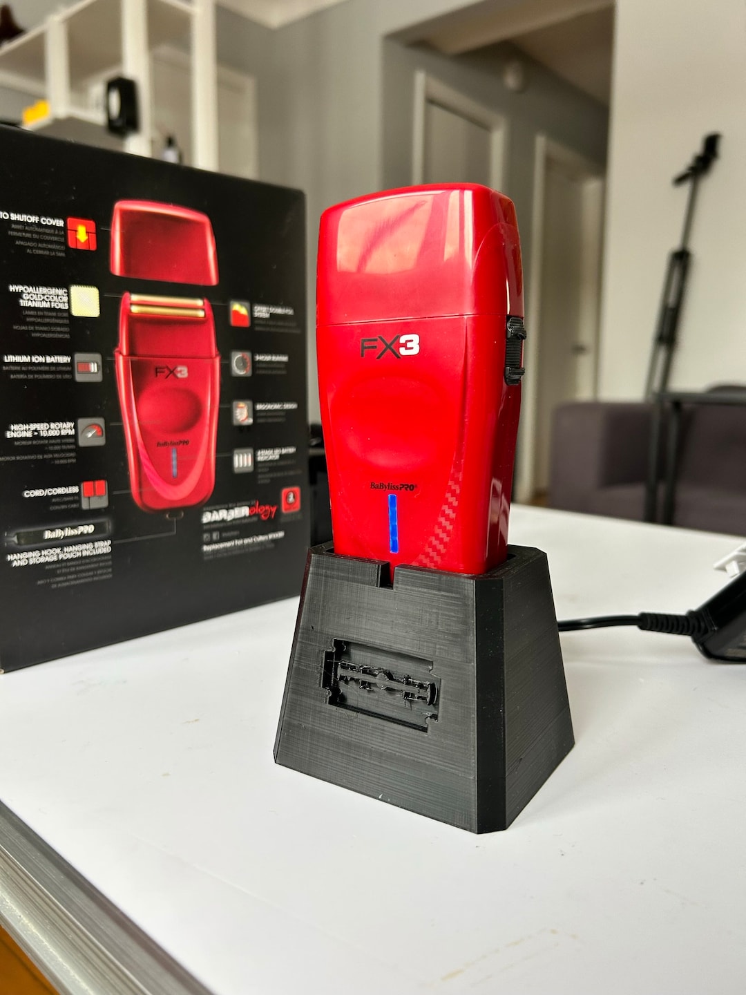 Support Chargeur De Remplacement Pour Tondeuse BaByliss Pro Super Motor - 10