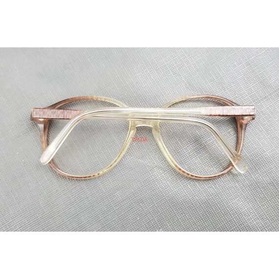 Vintage Univis round glasses frames 130 Rainbowri… - image 2