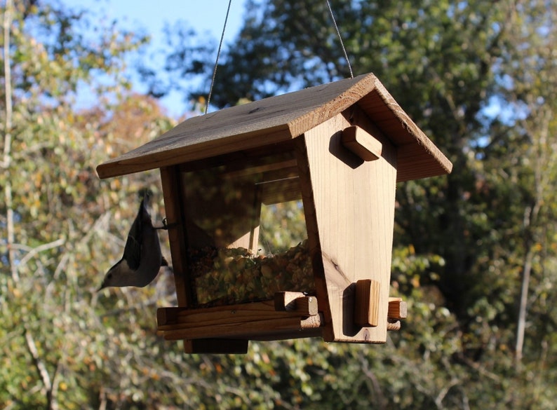 Cedar Bird Feeder Kit Etsy