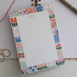 Floral Notepad | 5x7 | to Do List | Daily Planner | Stationery | Cute ...