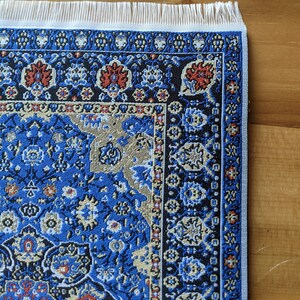 Turkish Rug For Computer Beautiful Dark Blue Turkish Carpet Mouse Pad Persian Rug Office Decor ...
